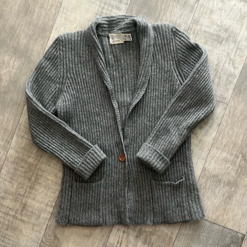 Vintage wool cardigan sweater